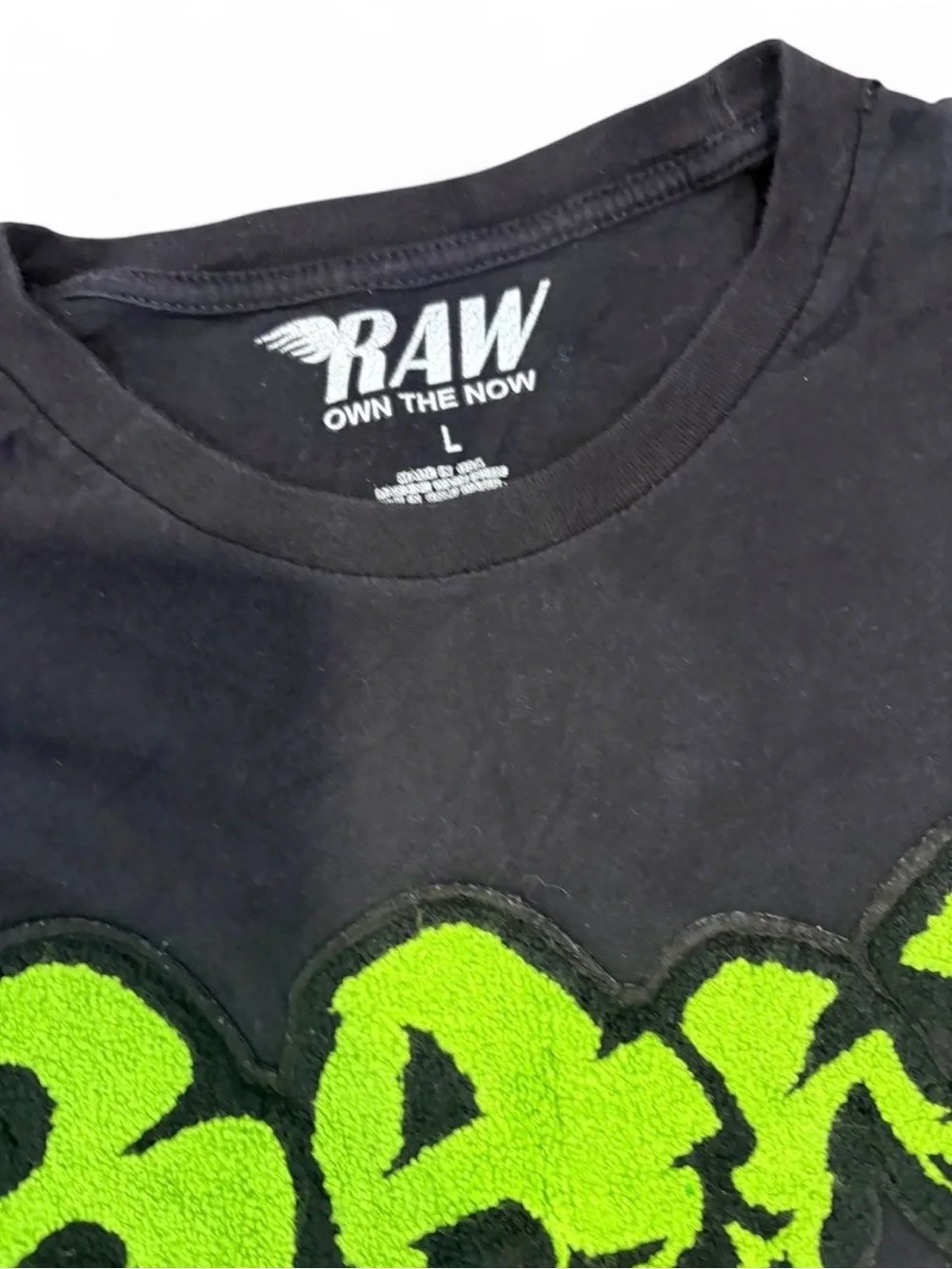 RAW Men's Athletic Shorts in Neon Green